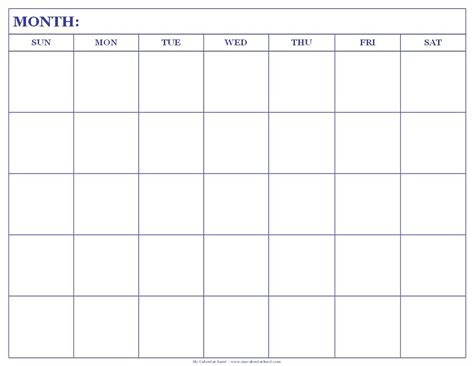 blank calendar template google docs|Printable Google Docs Calendar Templates.